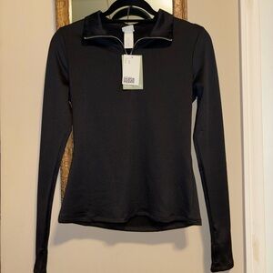 H&M Black Quarter Sleeve Top